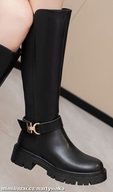 Vysoké kozačky i pro široké lýtko ZIMA 2025/26