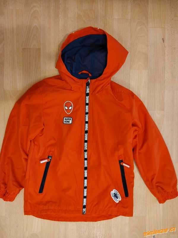 Dětská bunda Spiderman, 3x nošená