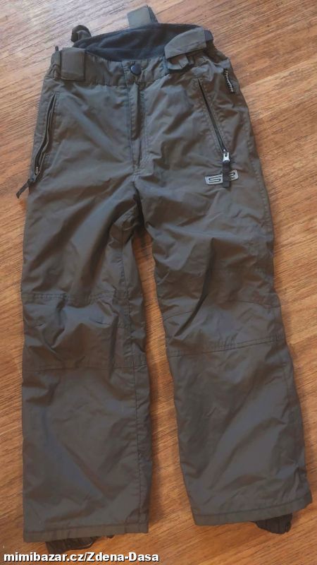 pěkné oteplovačky na lyže vel. 128