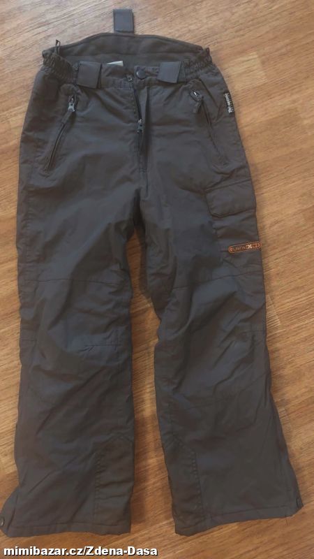 pěkné oteplovačky na lyže vel. 140