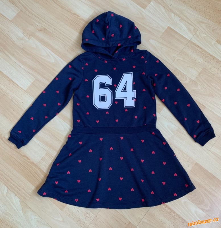 Mikinové šaty H&M vel. 122/128