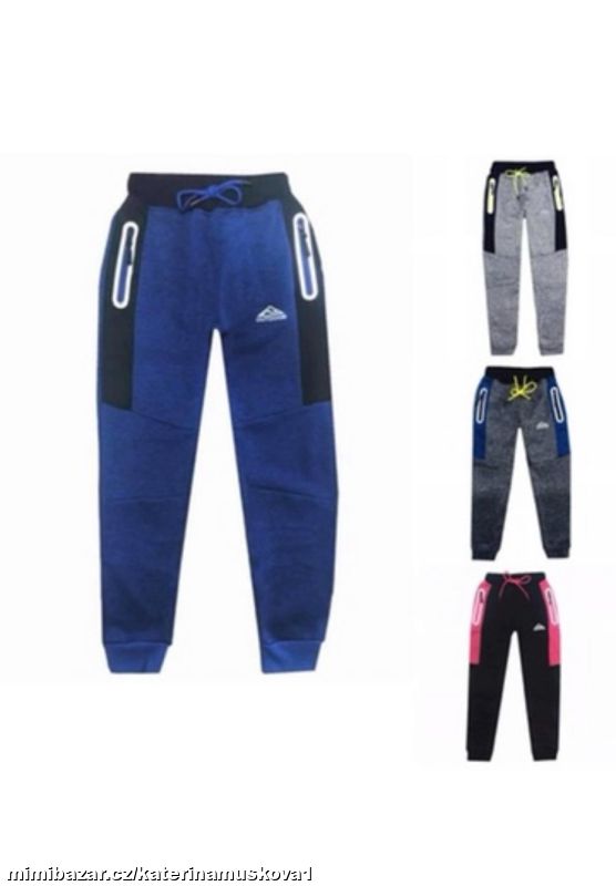 zateplené softshellové tepláky výprodej