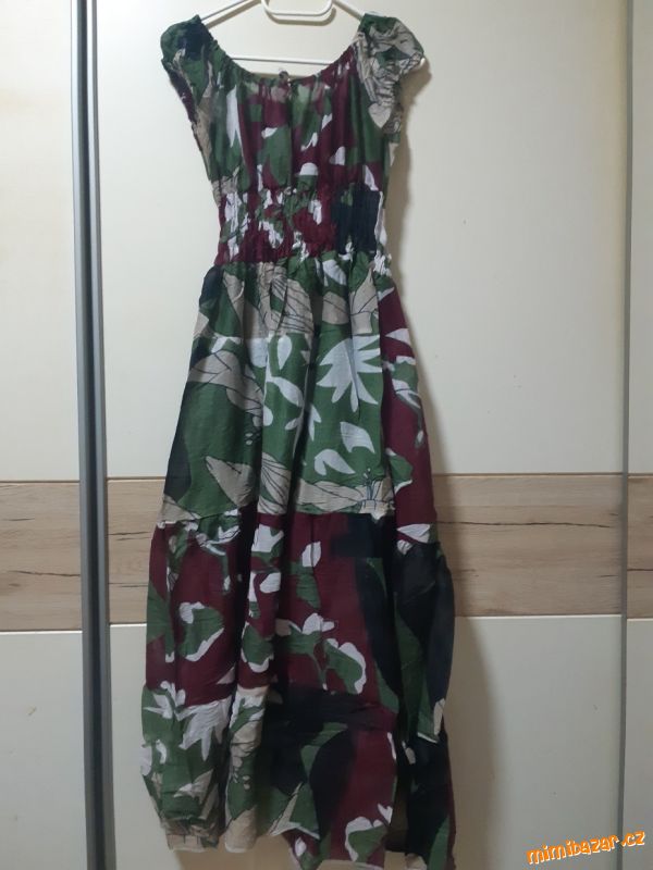 Dlouhé, lehké šaty vel M/L