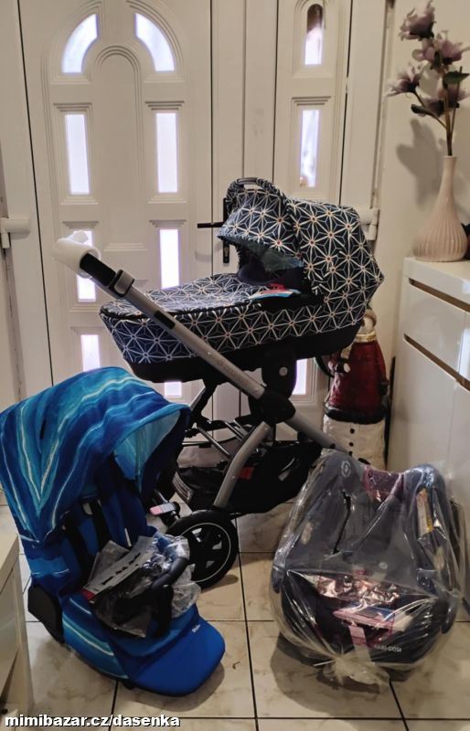 Nový komplet kočárku 3v1 Maxi Cosi Stella