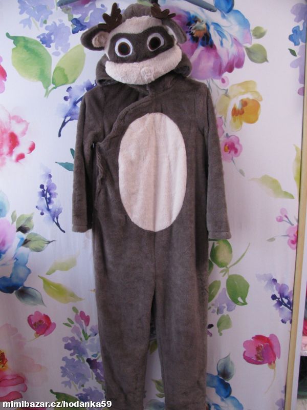 Karneval-kostým, overal s hlavou, malý SOB