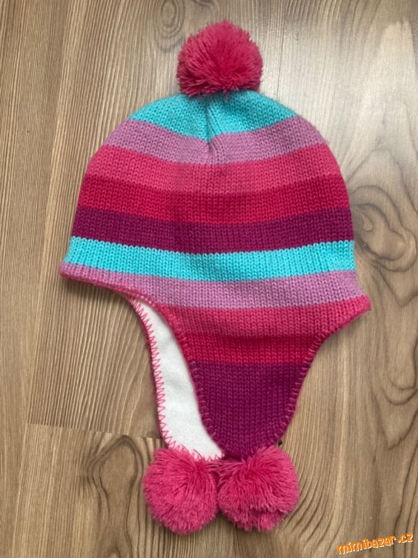 Čepice ušanka 146/152