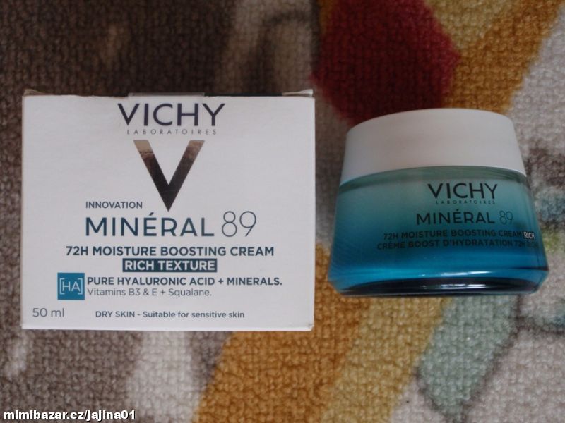 Vichy Minéral 89 krém Riche 72h hydratace 50ml.