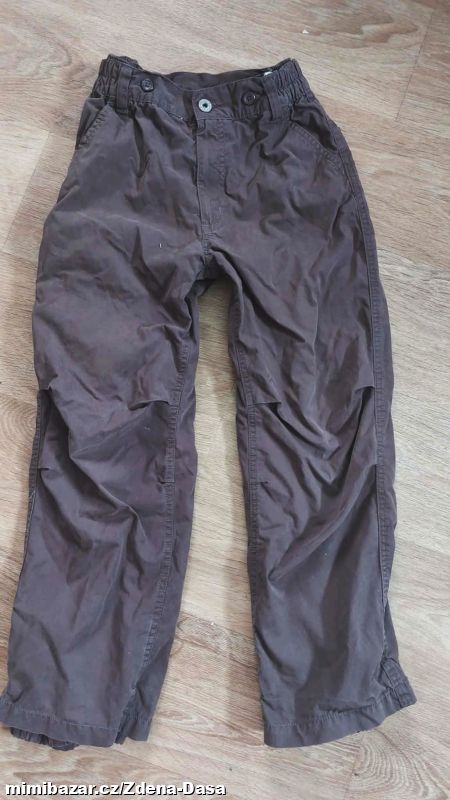 vyteplené kalhoty s vyndávací vložkou vel. 140