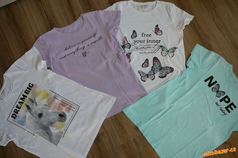 2x tričko "Takko", v.158/164