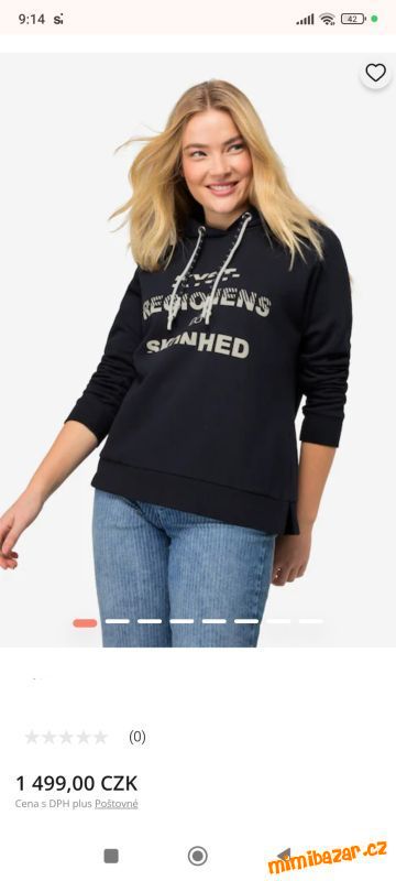 Mikina S VISAČKAMI vel. M 40-42