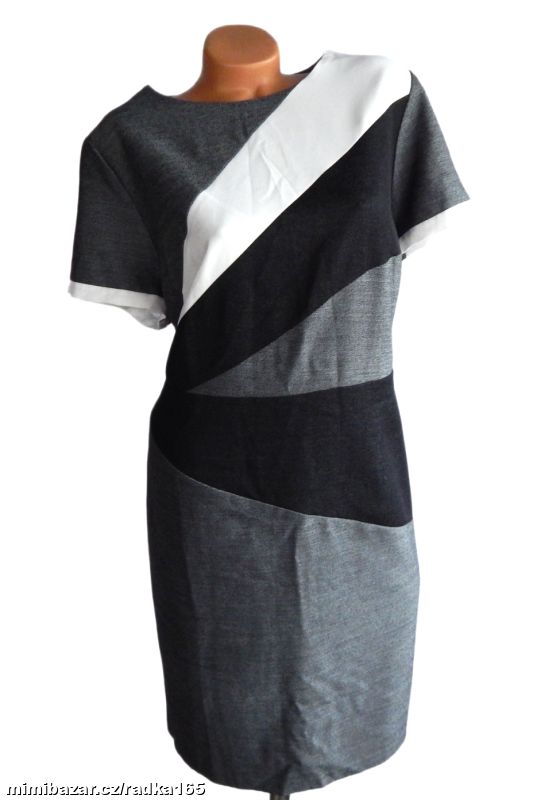 Krásné úplet šaty vel.52 ...outlet