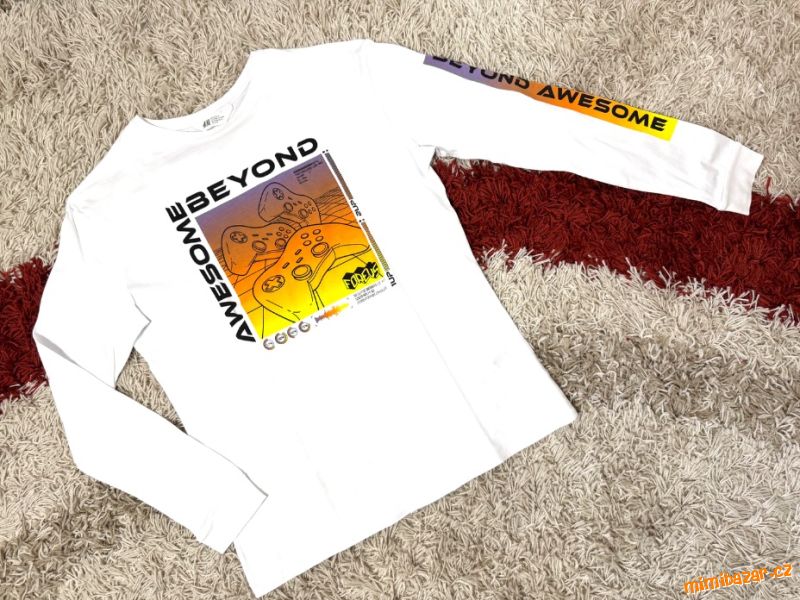 Novvé - Tričko s dlouhým rukávem H&M vel. 164