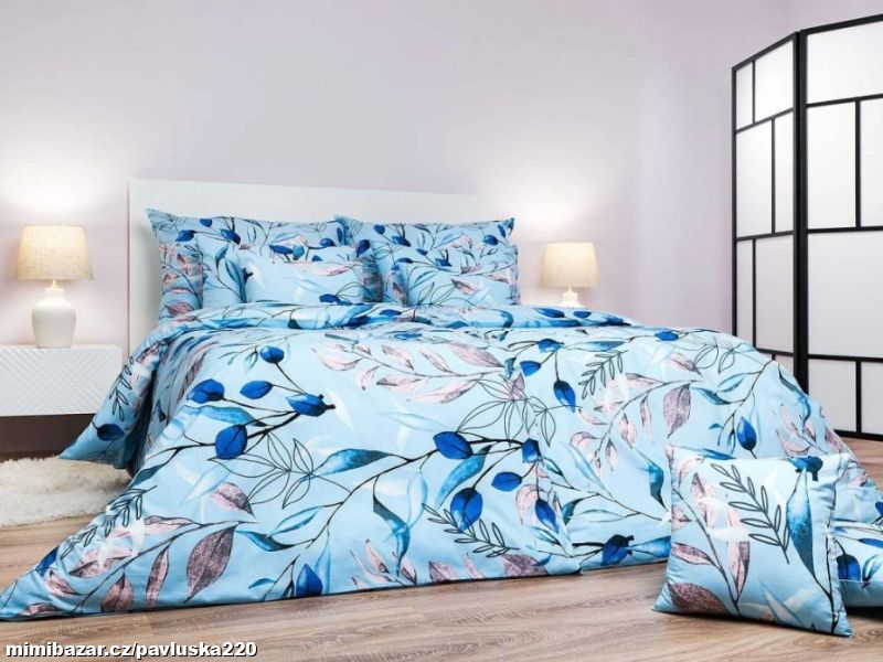 Povlečení krep Milaya modrá