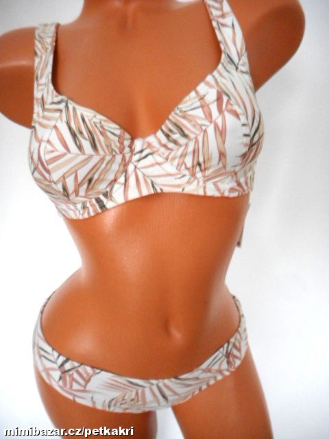 lístečkové dámské plavky uk 6 prsa uk 12 B