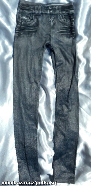 zateplené legíny efekt džínů vel S