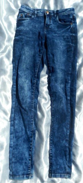 šisované super skinny džíny uk 8