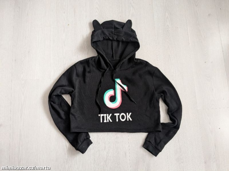 Mikina s kapucí - tik tok