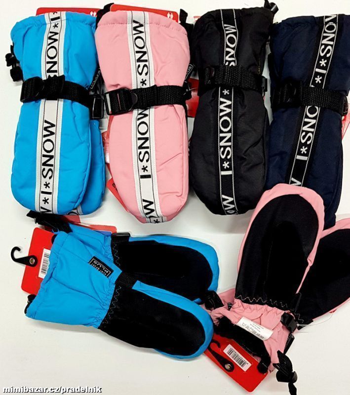 Dětské nepromokavé prodloužené rukavice vel.3-8let