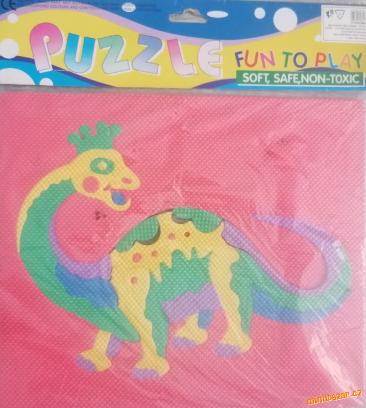 PĚNOVÉ PUZZLE - DINOSAURUS