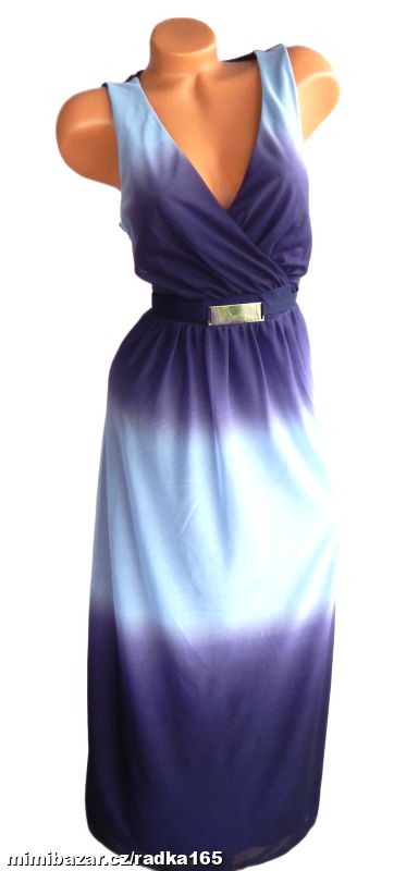 Maxi duhové spol.šaty vel.46