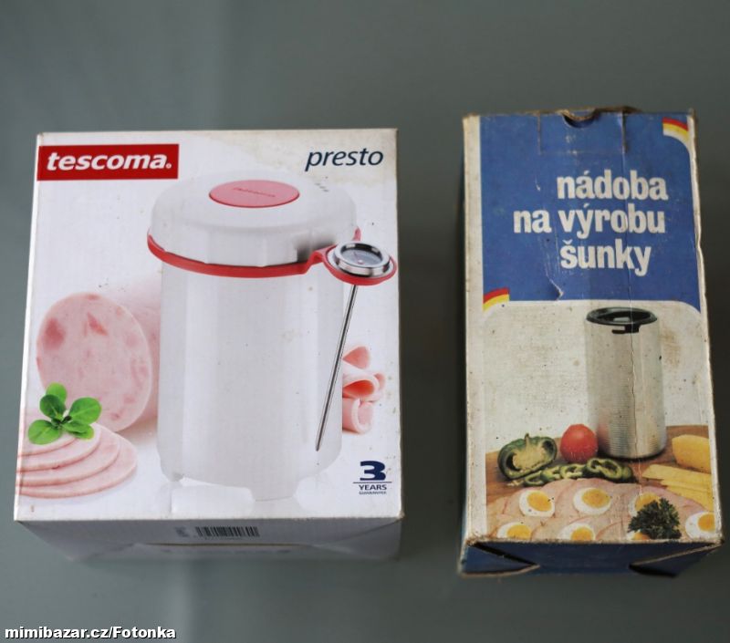 2x nádoba na výrobu šunky, šunkovar