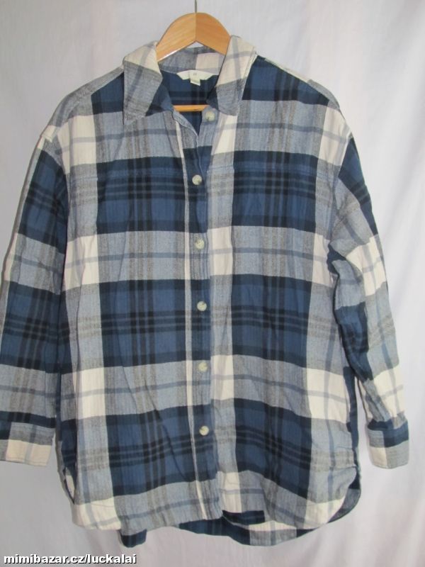 Dámská káro oversize košile, bunda H&M