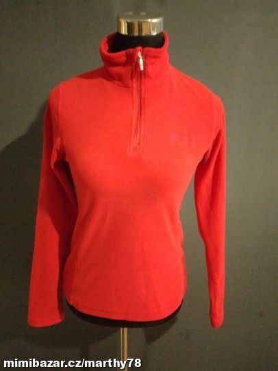 *** KRÁSNÁ DÁMSKÁ FLAUŠOVÁ MIKINA, VEL.40 ***