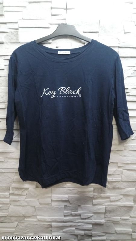 Modré tričko Donna fashion, vel. XL