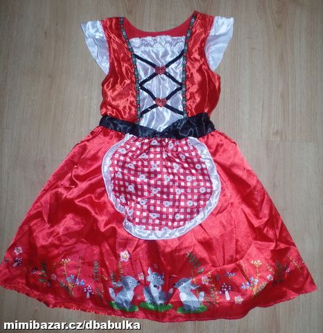 ŠATY /KOSTÝM/ Červená Karkulka