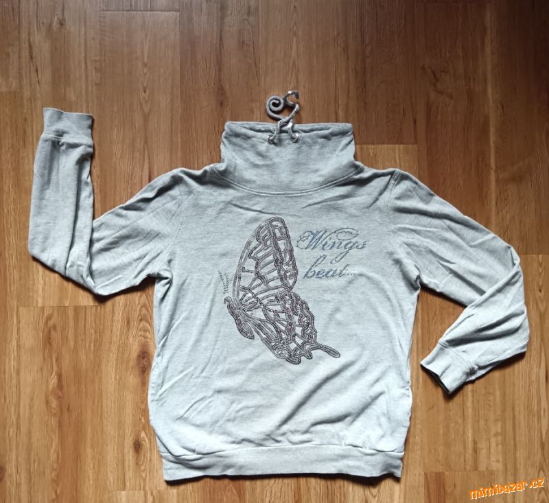 Mikina s flitry vel. L (40)