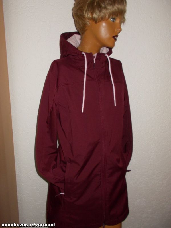 NÁDHERNY 3/4 SOFTSHELOVÝ KABÁT 100%STAV JAK NOVÝ