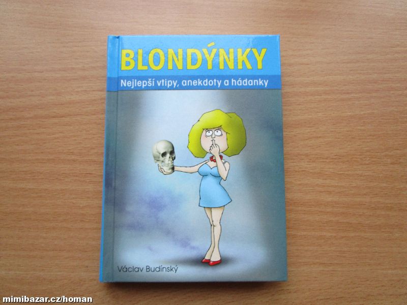 Knížka vtipů o blondýnkách, anekdoty a hádanky
