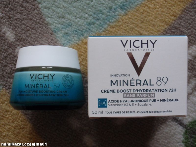 Vichy Minéral 89 krém 72h hydr. bez parfému 50ml.