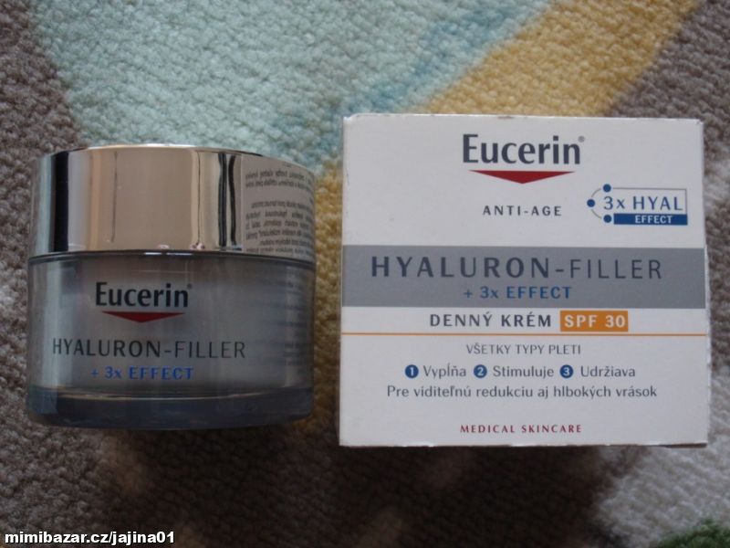 Eucerin Hyaluron Filler SPF30 denní krém 50ml.