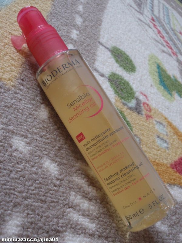 Bioderma Sensibio micelární čistící olej 150ml.