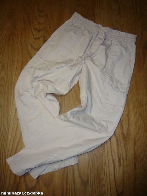dámské 7/8 kalhoty do gumy vel 38