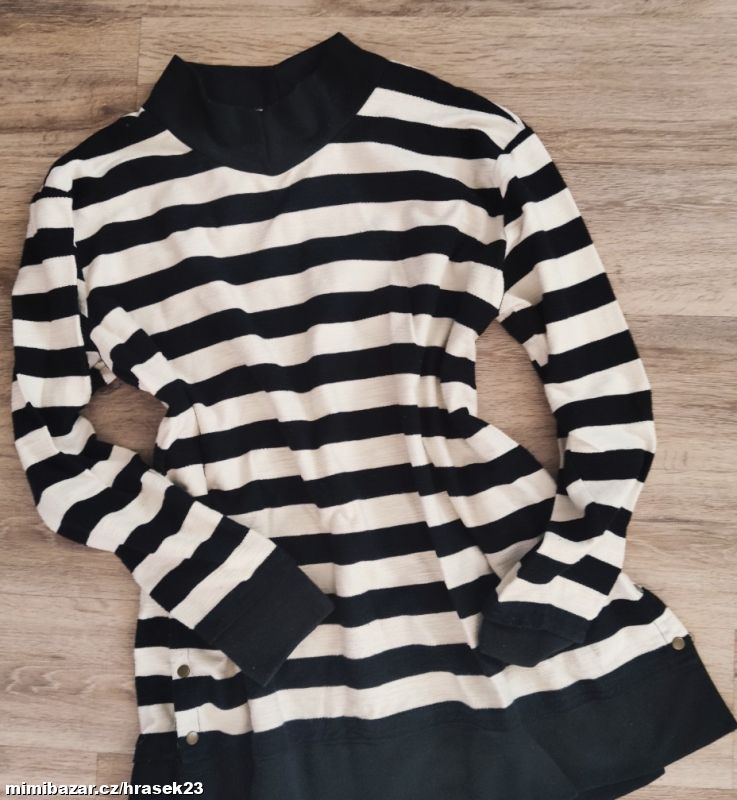 DELŠÍ MIKINA S CVOKY 46/48