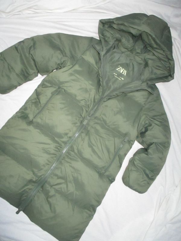 Dívčí péřový kabát vel 128