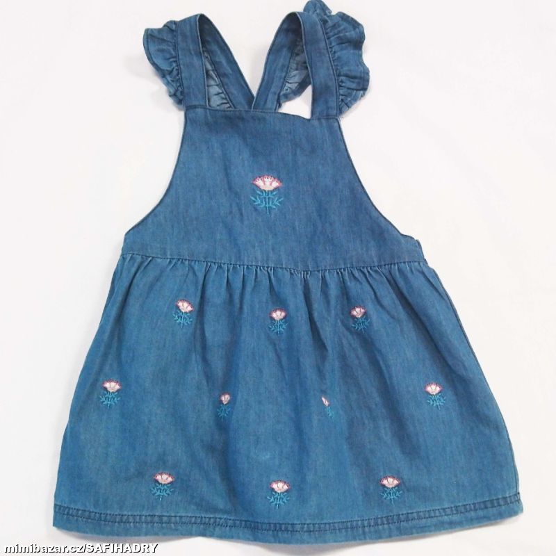 L122. Riflová laclová sukýnka