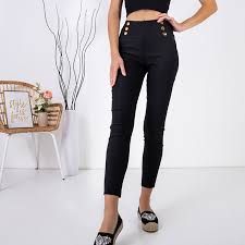 ZATEPLENÉ LEGÍNY S KNOFLÍKY 38