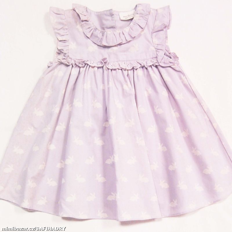 L146. Fialkové šaty