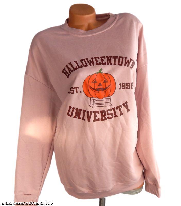 Měkoučká růžovolososová mikina vel.50/52