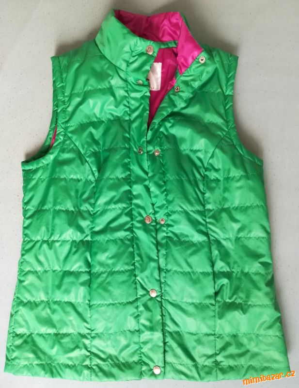 Dámská zateplená vesta, vel. 38