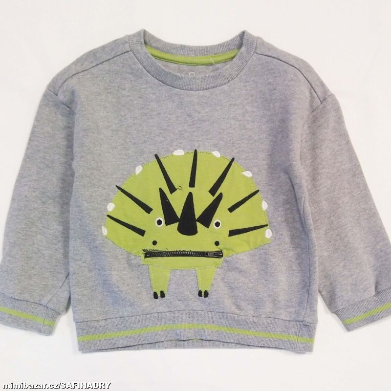 L235. Šedá mikina