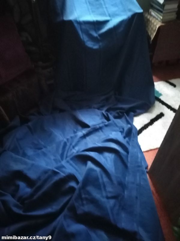 Modrá látka 139/855cm