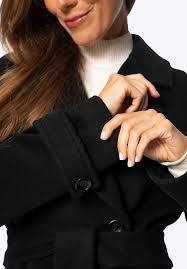 MODNÍ VLNĚNÝ KABÁT 40