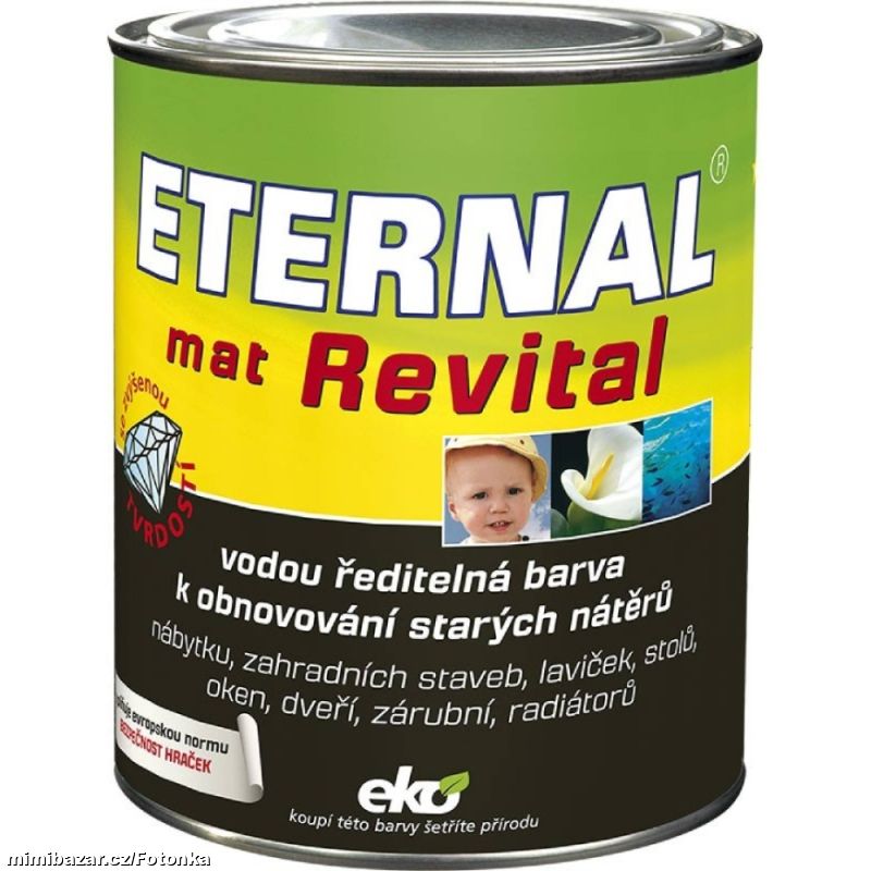 Eternal Revital mat černá a žlutá - neotevřené