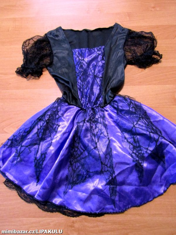 KARNEVALOVÝ KOSTÝM - ČARODĚJNICE VEL.122-128