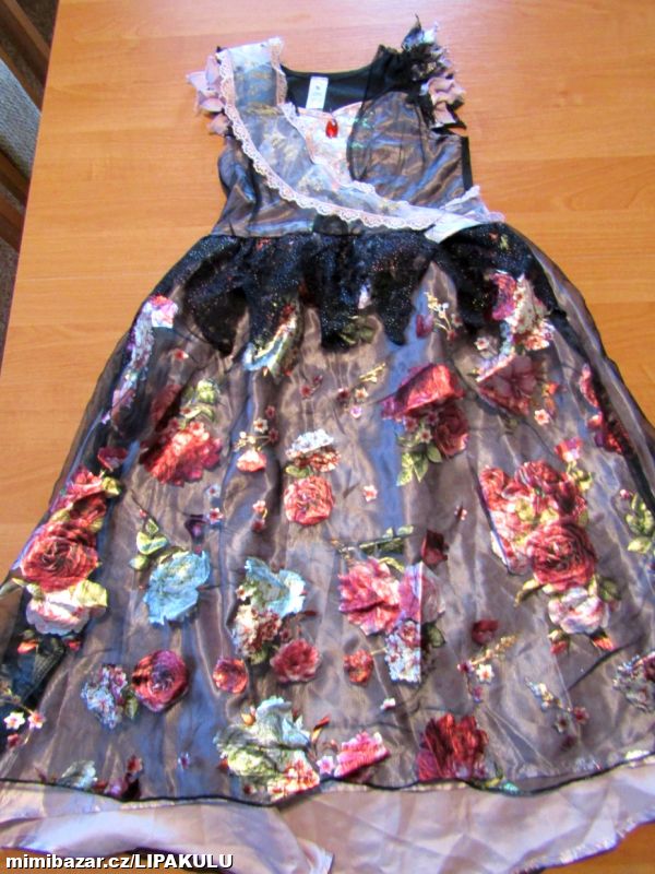 KARNEVALOVÝ KOSTÝM - ČARODĚJNICE VEL.122-128