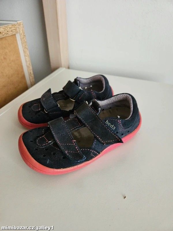Kožené barefoot sandály, vel. 27